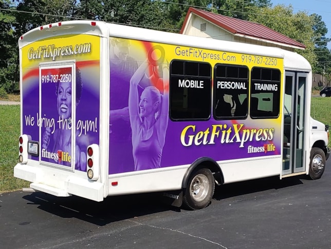 Vehicle Decals & Lettering | Get Fit Xpress