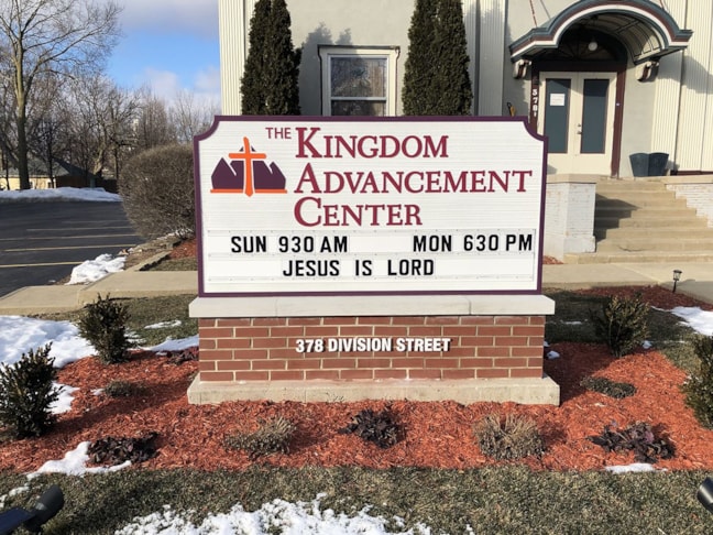 Image360 South Elgin - Sandblasted Monument Sign in Historical Downtown Elgin, IL