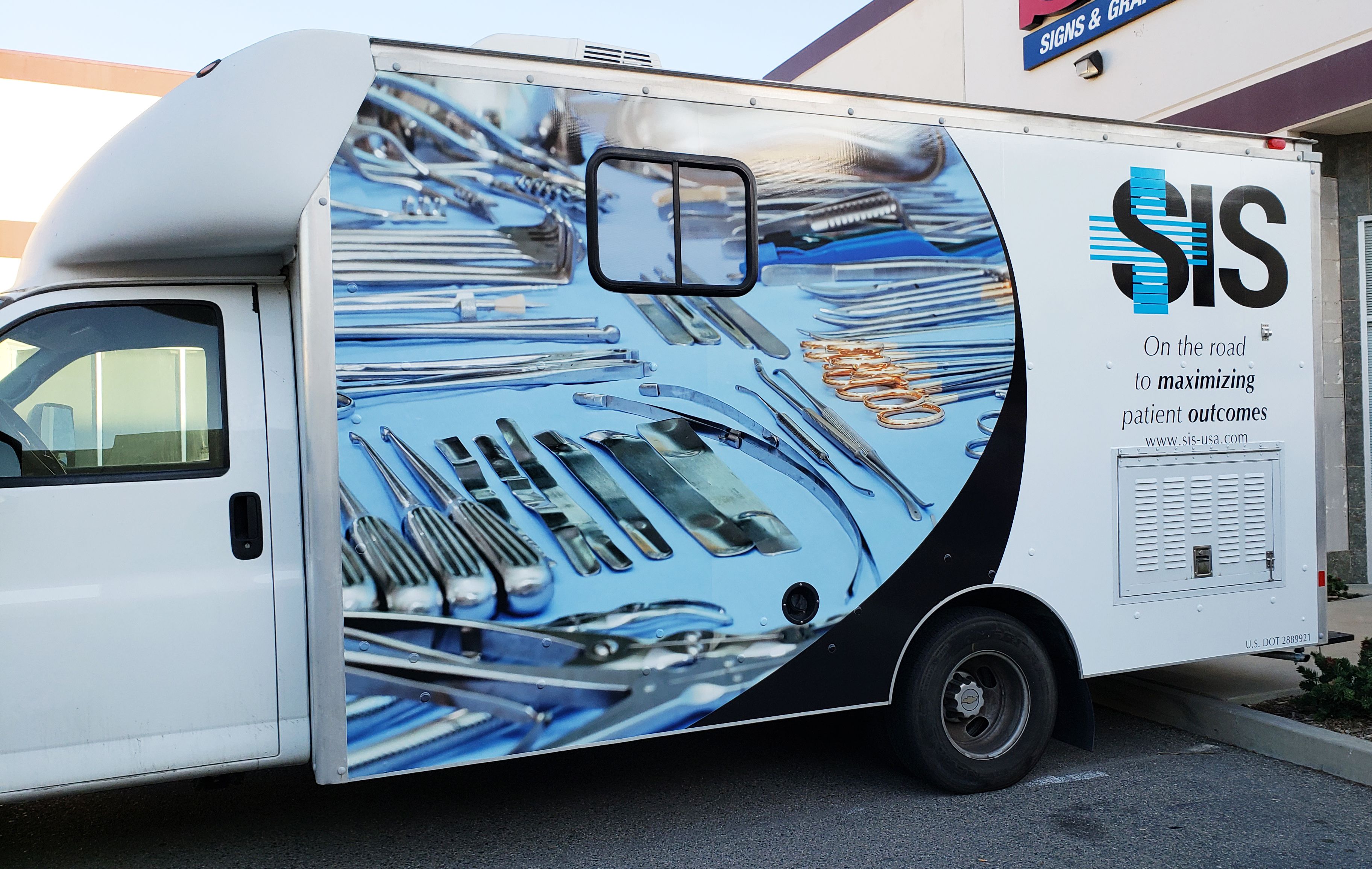 Box Truck Wrap For Surgical Instrument Services in California