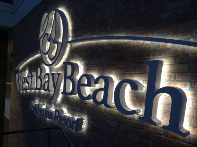 Storefront & Building Channel Letters - Halo Lit 