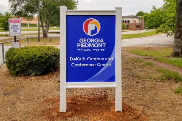 Post and Panel Sign | Education | Atlanta, GA