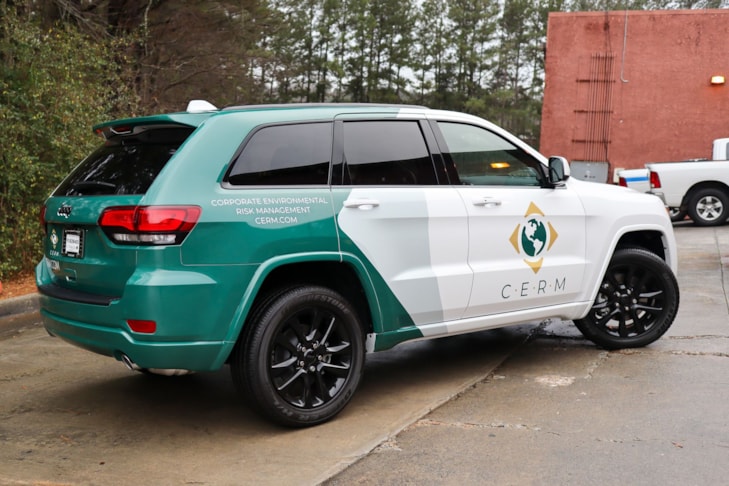 Partial Vehicle Wrap | Engineering | DeKalb County, GA | CERM