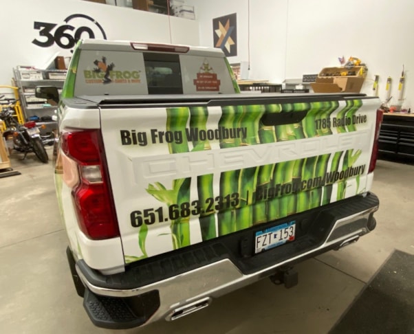 Big Frog T-Shirts Truck Wrap