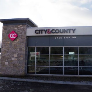 Lit Channel letters for City and County Credit Union in Woodbury, MN.