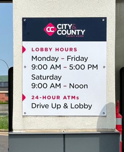 Metal Signs and Displays | Bank Signs & Credit Union Signs