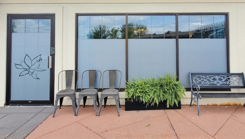 Window Graphics | Window Privacy Film | Frost