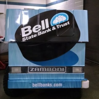 - Image360-Woodbury-MN-Full-Vehicle-Wrap-Zamboni-Finance-Bell-State-Bank-Entertainment