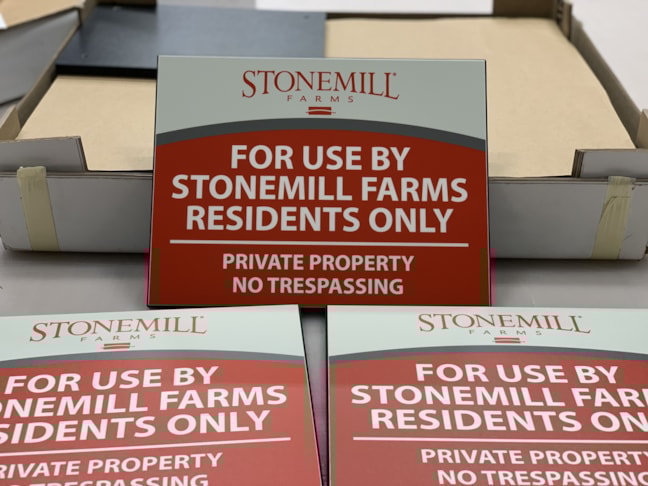 Custom Sign Printing Services | Property Management