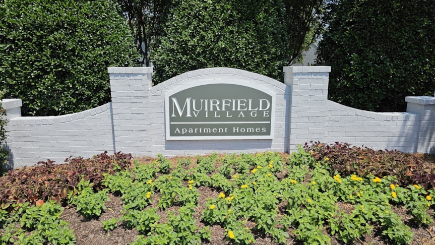 Monument Sign - Muirfield Village - Raleigh, NC