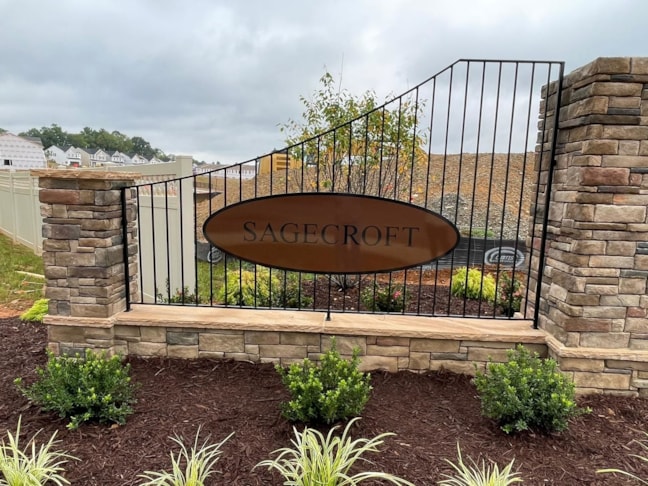 Monument Sign - Sagecroft - Mebane, NC