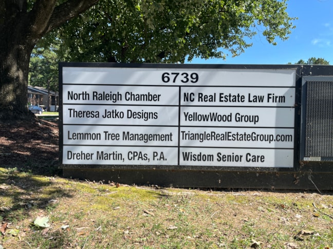 Monument Signs Graphics - The Suites at Falls - Raleigh, NC