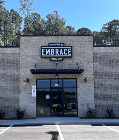 Building Sign - Embrace Martial Arts - Youngsville, NC