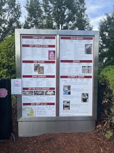 Menu Boards - Dairy Depot - Wake Forest, NC