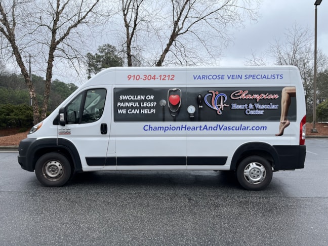 Van Graphics - Champion Heart & Vascular Center - Raleigh, NC