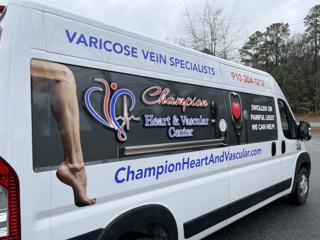 Van Graphics - Champion Heart & Vascular Center - Raleigh, NC