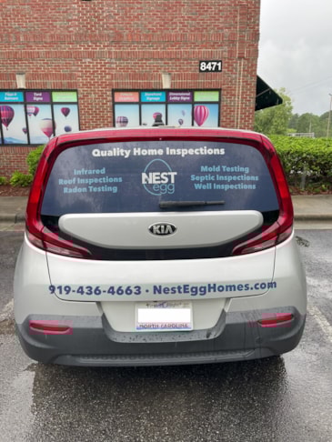 Vehicle Graphics - Nest Egg Home Inspections - Wake Forest, NC