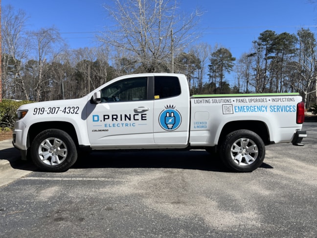 Truck Graphics - D Prince Electric - Raleigh, NC