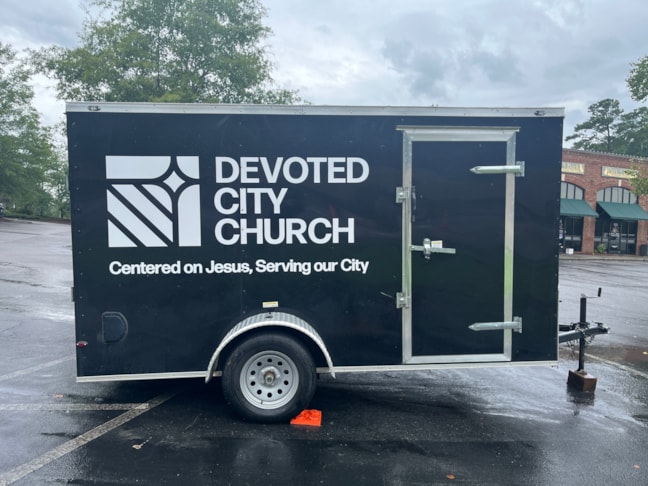 Trailer Graphics - Devoted City Church - Raleigh, NC
