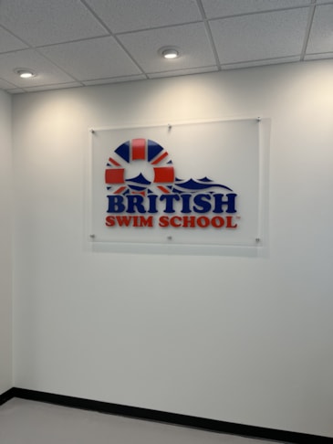 3D Logo Sign - British Swim School - Raleigh, NC