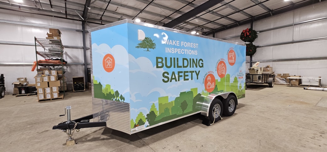 Trailer Wrap - Town of Wake Forest - Wake Forest, NC