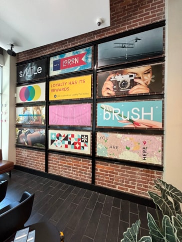 Indoor Foamboard Displays - Loren Dental - Raleigh, NC