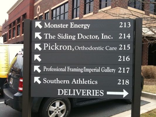 Directory and Wayfinding Signage