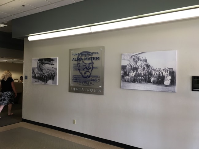 Custom School Mascot Sign for the Yuma Criminals