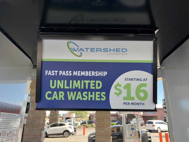 Custom Gasoline Pump Topper