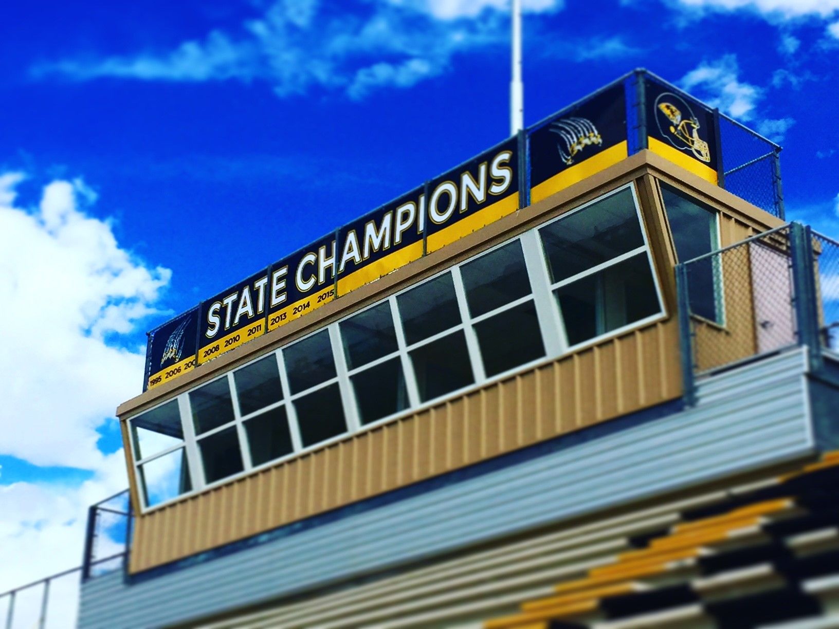 Press Box graphics for Saguaro High School in Scottsdale AZ