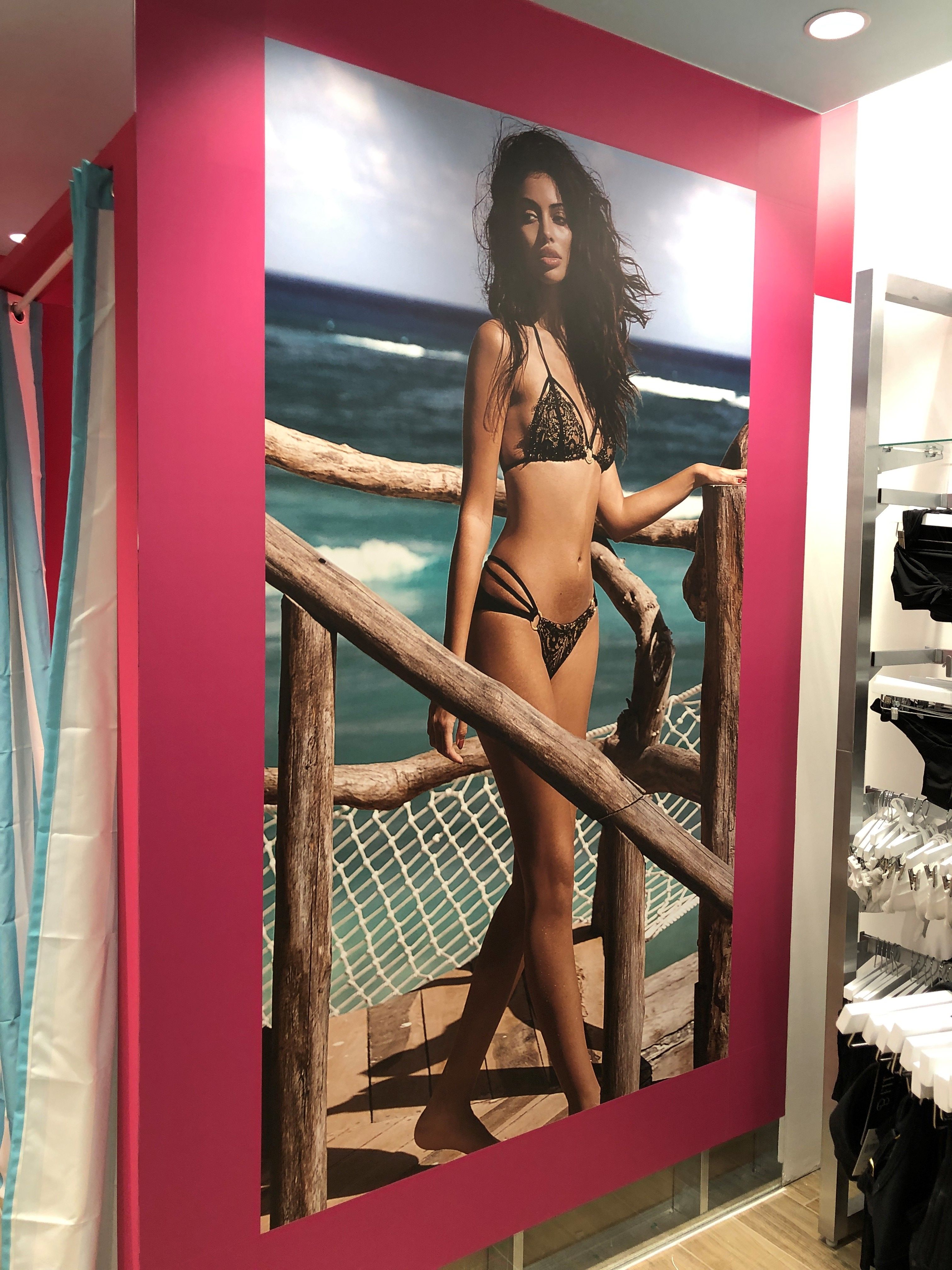 Wall Mural Design Beach Bunny