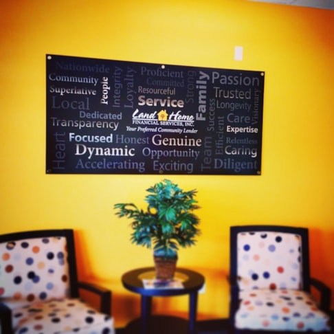 Digital Print on Acrylic with Stand-Offs