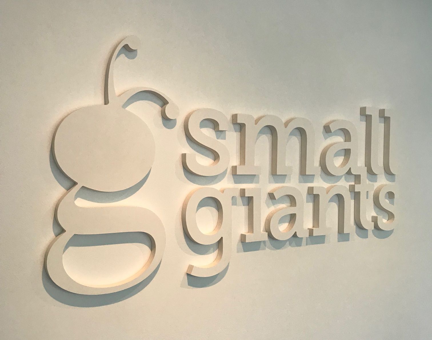 architectural signage small giants