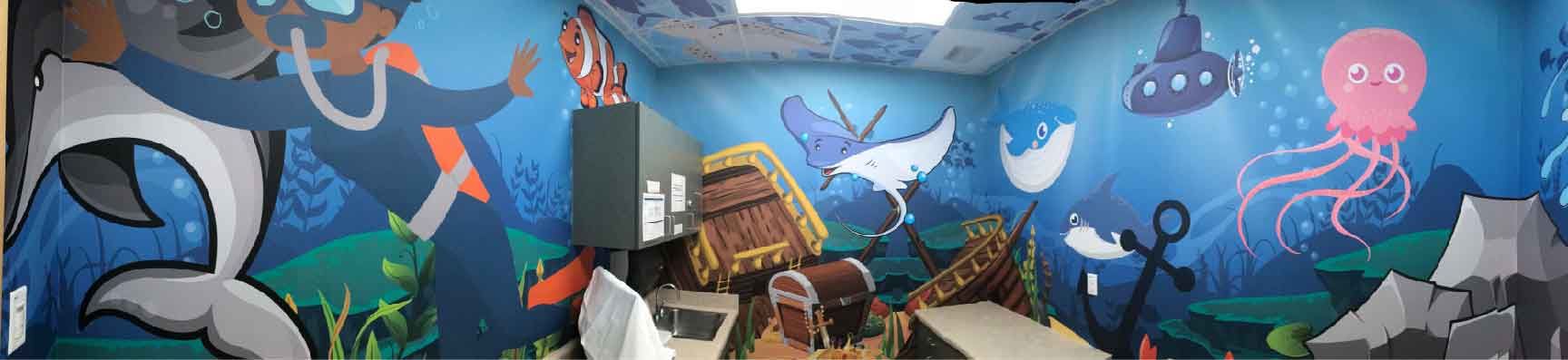 Wall and Ceiling Graphics Maricopa Medical Center