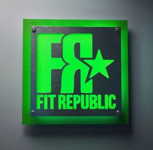 Routed Aluminum Illuminated with LEDs