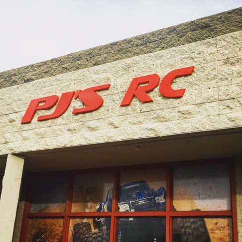 Building Sign with Custom Formed Plastic Letters