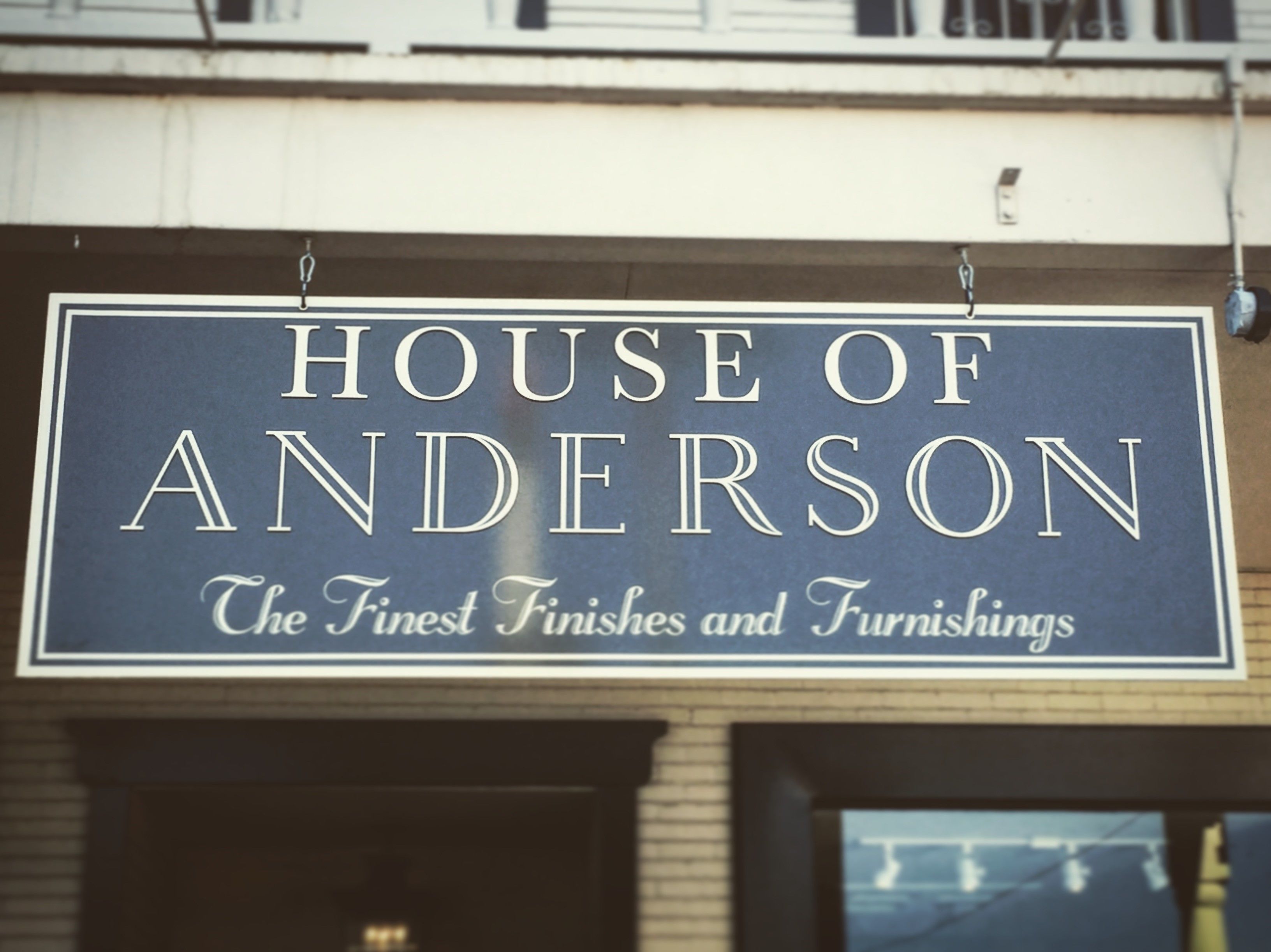 Exterior Sign for House of Anderson in Scottsdale, Arizona