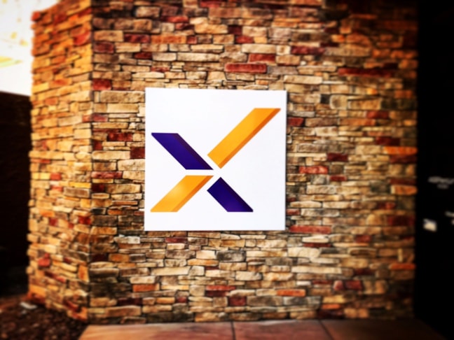 Custom Logo Installed on Uneven Surface