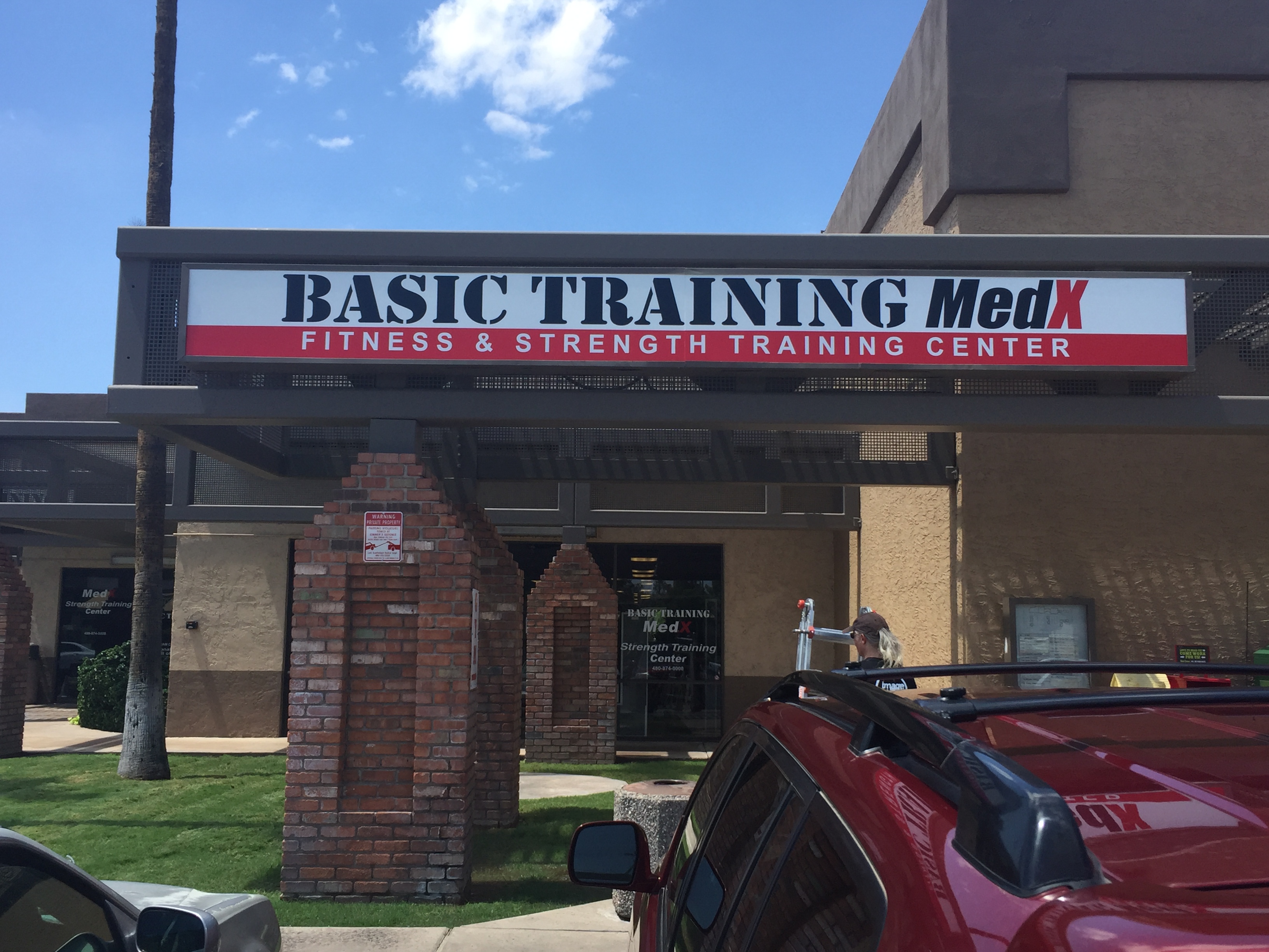 Illuminated Sign Panel for Basic Training in Scottsdale Arizona