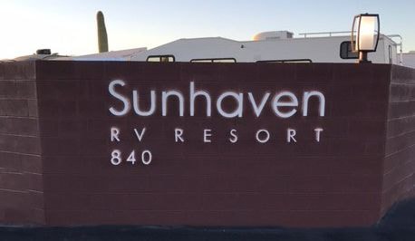 Halo Illuminated Exterior Sign