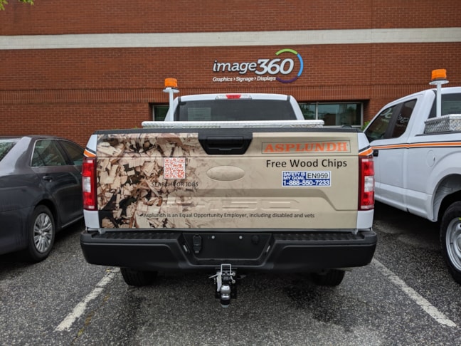 Asplundh Tailgate Wrap