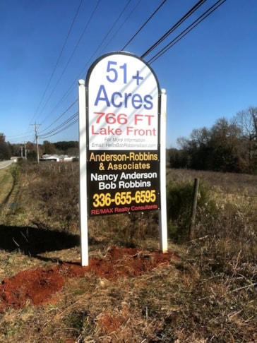 RE/MAX Realty Consultants Custom Post and Panel Real Estate Sign