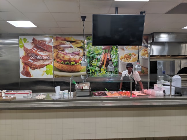 Stainless steel wraps for Canteen Vending Services. 