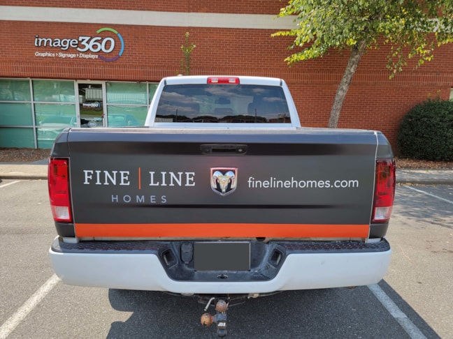 Fine Line Homes Vehicle Wraps | Builder & Contractor Signs