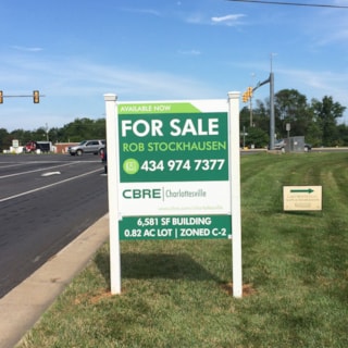 Custom Real Estate Frame-CBRE-Charlottesville Va