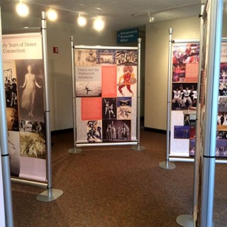 Custom display exhibit for CT Dance Alliance in Hartford, CT