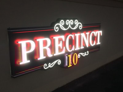 New Signage Illuminates Precinct 10 Speakeasy