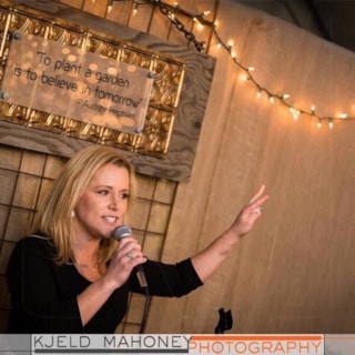 weathered wood, acrylic, standoffs, fundraiser