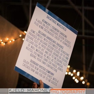 poster, foamcore, fundraiser