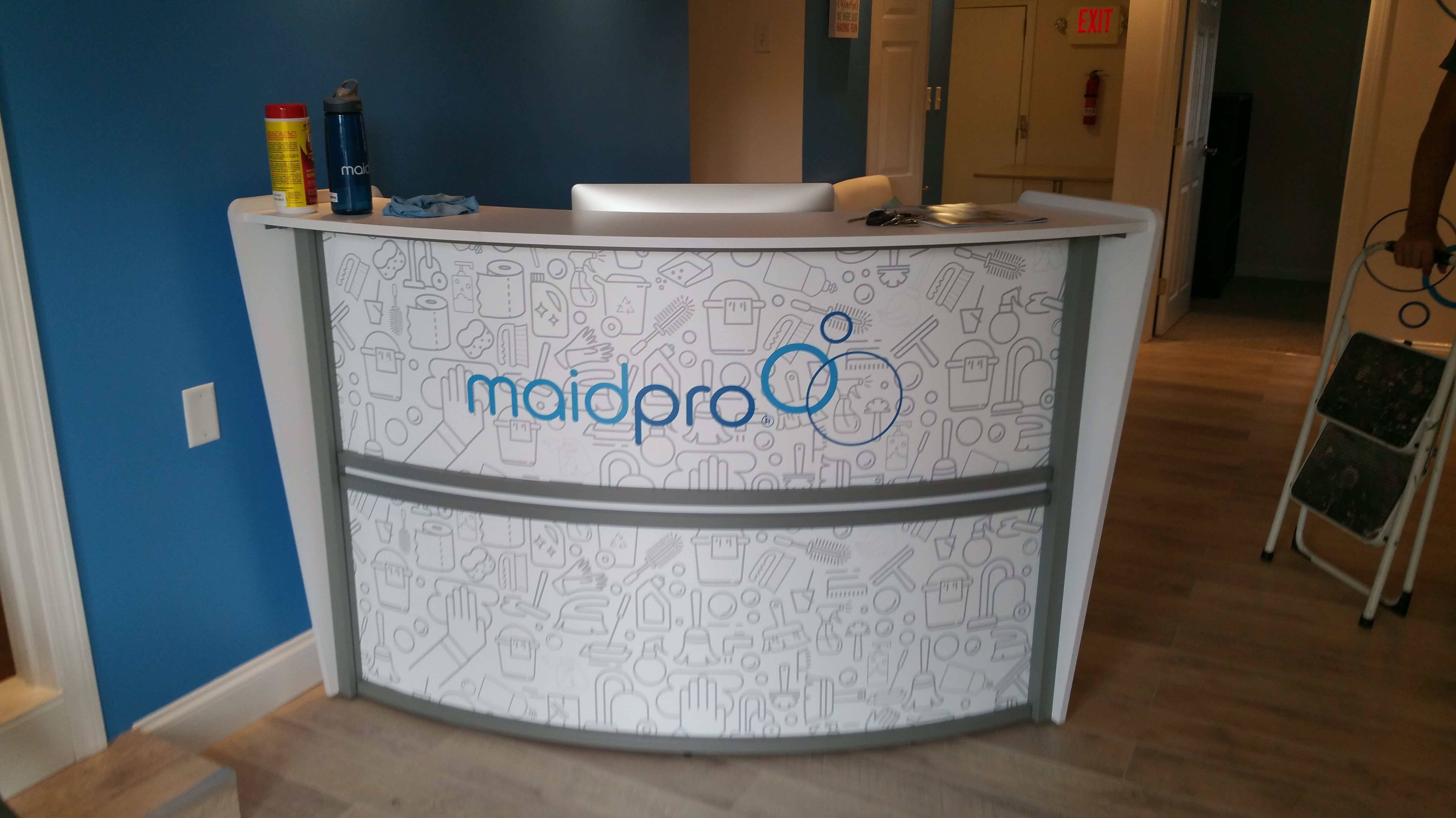 MaidPro Front Counter Wrap in Weymouth, Mass 