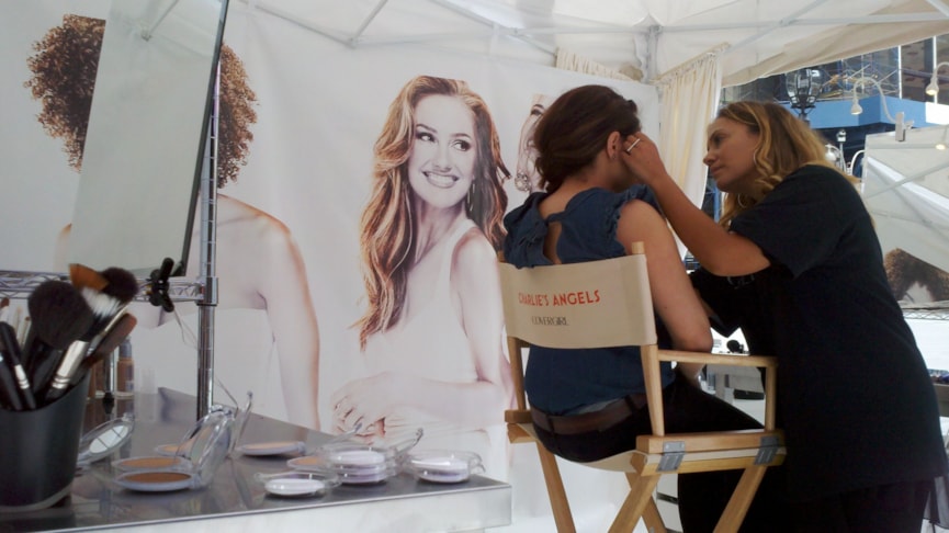 Times Square - Charlies Angels National TV debut